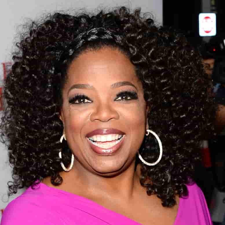 Oprah Winfrey has an oval face shape.