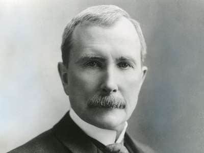 John D. Rockefeller has a straight nose