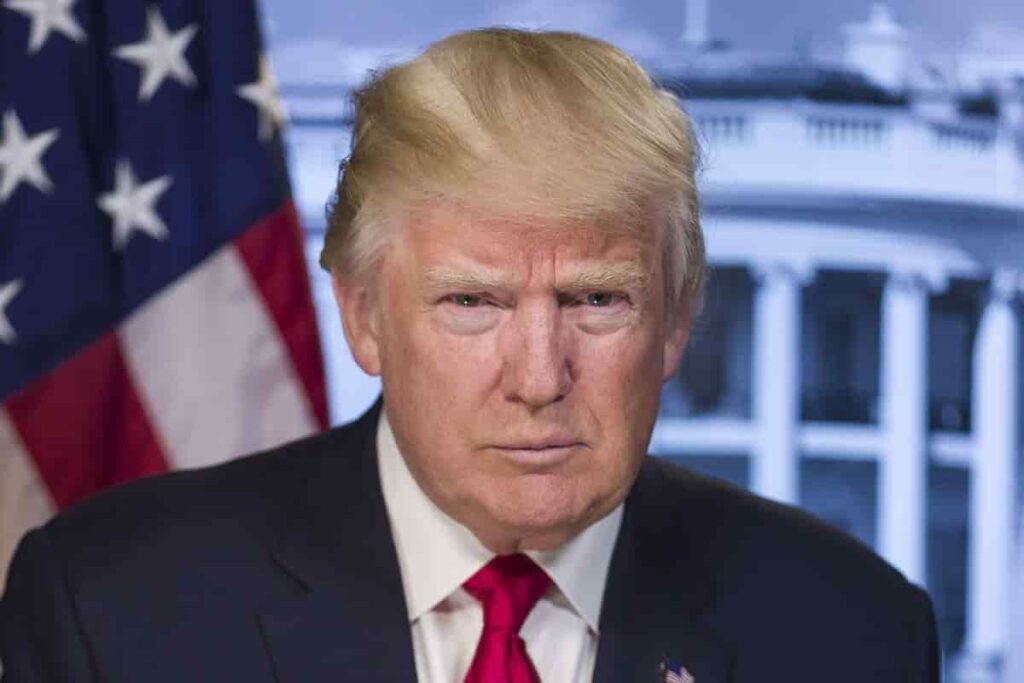 Donald Trump has a Wood Face